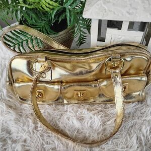 Gold Women's Fashion Express Handbag